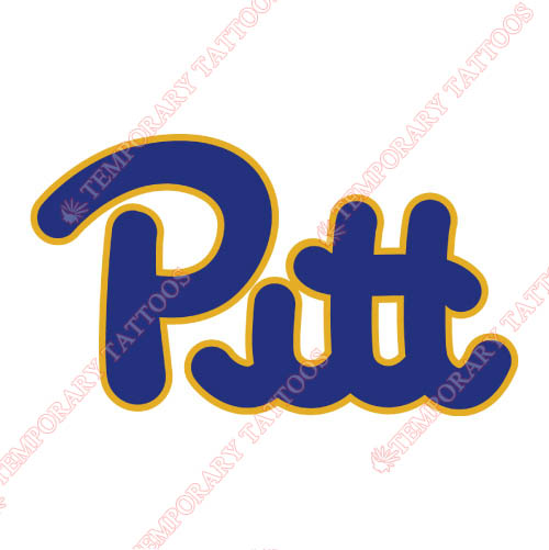 Pittsburgh Panthers Customize Temporary Tattoos Stickers NO.5901